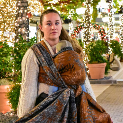 Solnce Fern Silent Blaze | Luxury Woven Wrap