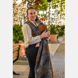 Solnce Fern Silent Blaze | Luxury Woven Wrap