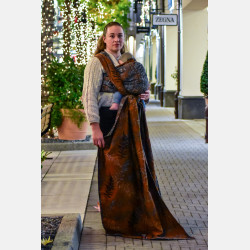 Solnce Fern Silent Blaze | Luxury Woven Wrap