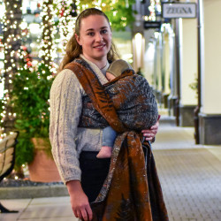 Solnce Fern Silent Blaze | Luxury Woven Wrap