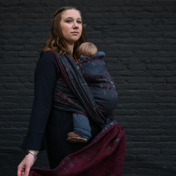 Solnce Moons Upside Down | Luxury Woven Wrap