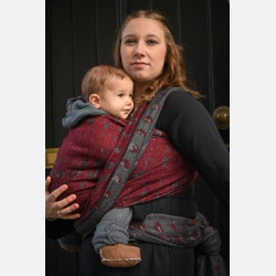 Solnce Moons Upside Down | Luxury Woven Wrap