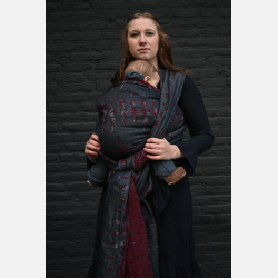 Solnce Moons Upside Down | Luxury Woven Wrap