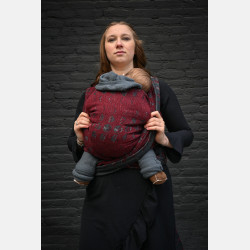 Solnce Moons Upside Down | Luxury Woven Wrap