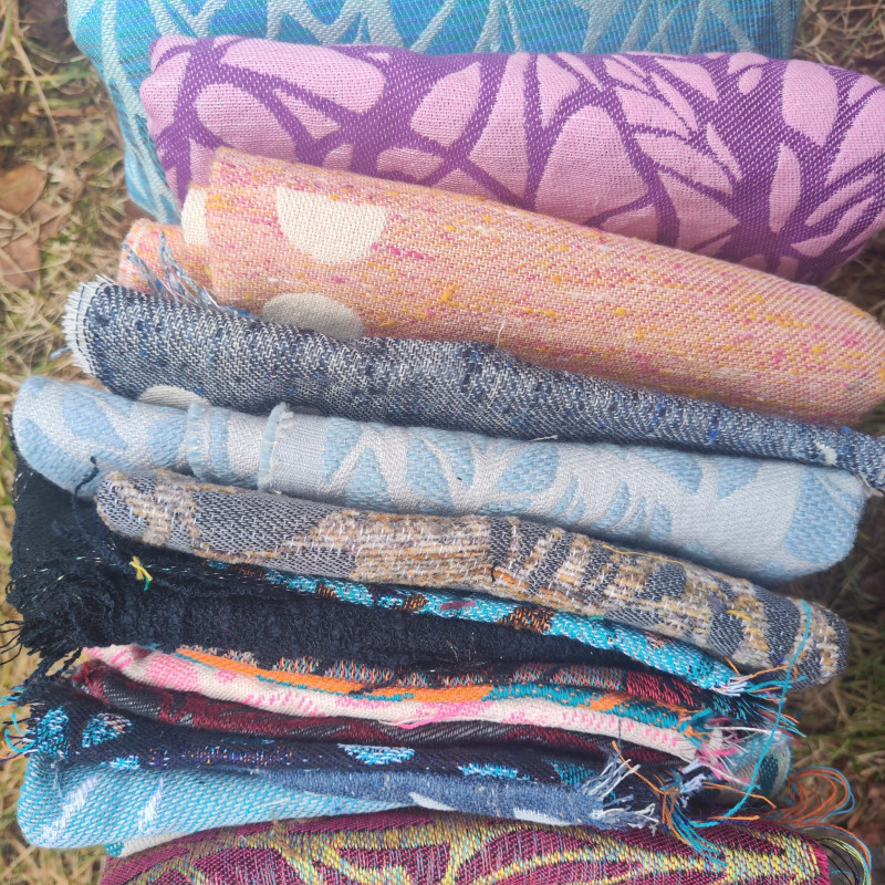 Solnce Solnce Scraps Unsorted: 5 kg | Luxury Woven Wrap